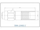 YX-SMA-J240G-2 Разъем(штекер) для коаксиального кабеля SMA