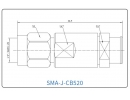 YX-SMA-J-CB520-2 Разъем(штекер) для коаксиального кабеля SMA