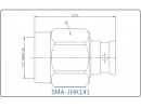 YX-SMA-JHK141 Разъем(штекер) для коаксиального кабеля SMA