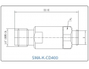 YX-SMA-K-CD400 Разъем(гнездо) для коаксиального кабеля SMA
