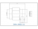 YX-SMA-JWB2-1G Разъем(штекер) для коаксиального кабеля SMA