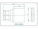 YX-SMP-KWB2 Разъем(гнездо) для коаксиального кабеля SMP