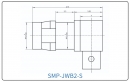 YX-SMP-JWB2-S Разъем(штекер) для коаксиального кабеля SMP
