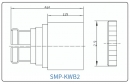 YX-SMP-KWB2 Разъем(гнездо) для коаксиального кабеля SMP