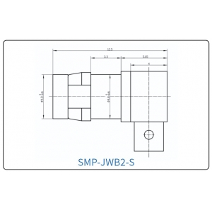 YX-SMP-JWB2-S Разъем(штекер) для коаксиального кабеля SMP