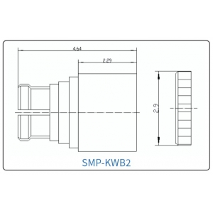 YX-SMP-KWB2 Разъем(гнездо) для коаксиального кабеля SMP