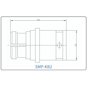 YX-SMP-KB2 Разъем(гнездо) для коаксиального кабеля SMP