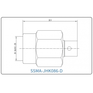 YX-SSMA-JHK086-D Разъем(штекер) для коаксиального кабеля SSMA