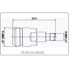 YX-N/3.5-KKG01 Коаксиальный RF-адаптер с разъемом N (гнездо) и 3,5 мм (гнездо)