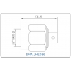 YX-SMA-JHE086 Разъем(штекер) для коаксиального кабеля SMA