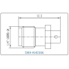 YX-SMA-KHE086 Разъем(гнездо) для коаксиального кабеля SMA