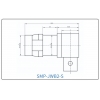 YX-SMP-JWB2-S Разъем(штекер) для коаксиального кабеля SMP