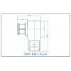 YX-SMP-KW-CA220 Разъем(гнездо) для коаксиального кабеля SMP